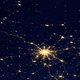 Illustration for article titled What do these nighttime satellite photos reveal about civilization?